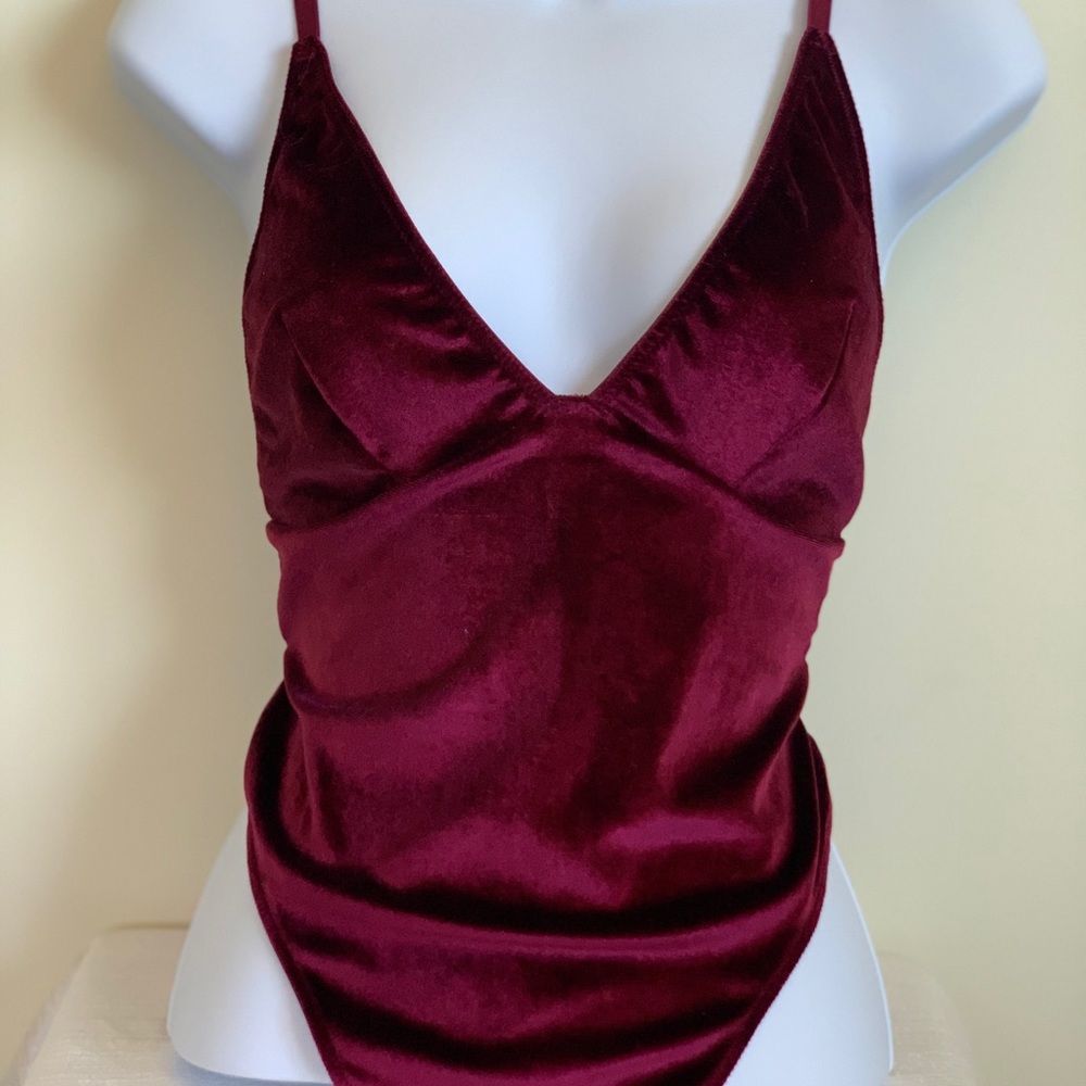 Red Velvet One Piece/ Onesie /Bodysuit